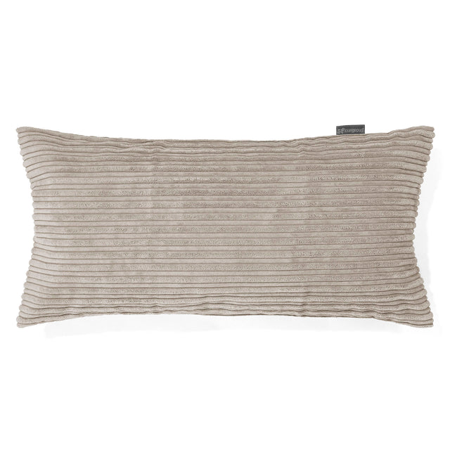 XL Rectangular Support Cushion Cover 40 x 80cm - Cord Mink 01