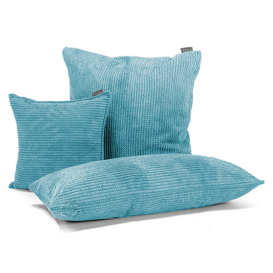 XL Rectangular Support Cushion 40 x 80cm - Pom Pom Aegean Blue 03