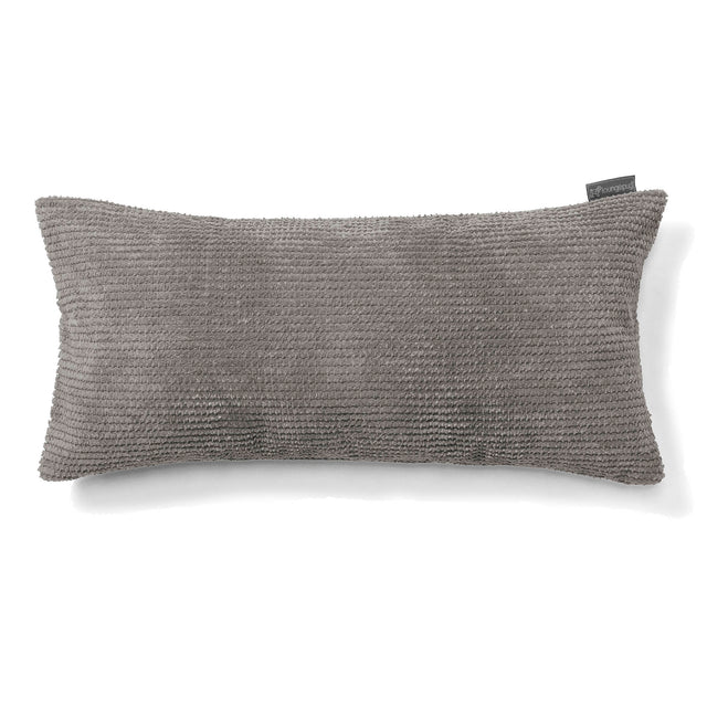 XL Rectangular Support Cushion 40 x 80cm - Pom Pom Charcoal Grey 01