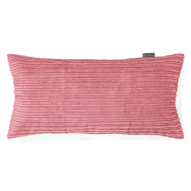 XL Rectangular Support Cushion 40 x 80cm - Cord Coral Pink 01