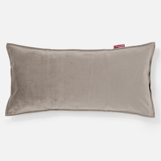 XL Rectangular Support Cushion Cover 40 x 80cm - Velvet Mink 01