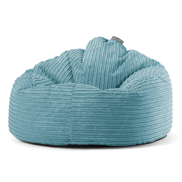 Archi Bean Bag Chair - Cord Aegean Blue 01