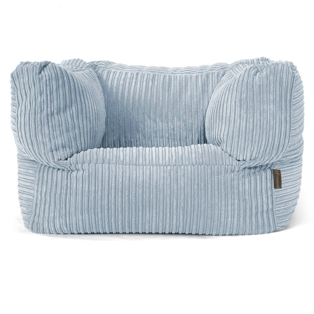 Albert Bean Bag Armchair - Cord Baby Blue 01