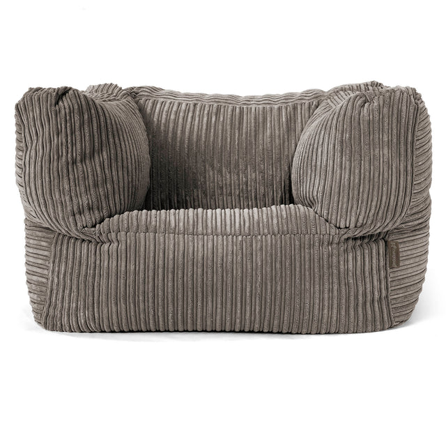 Albert Bean Bag Armchair - Cord Graphite Grey 01