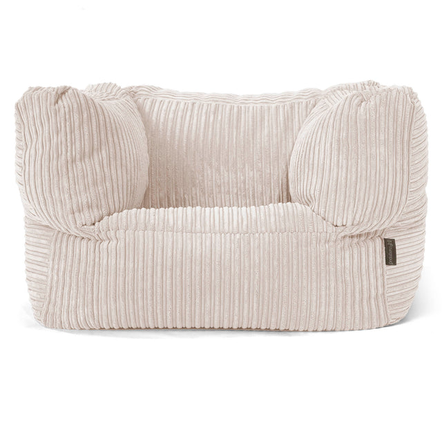 Albert Bean Bag Armchair - Cord Ivory 01