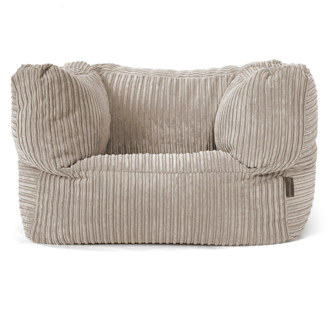 Albert Bean Bag Armchair - Cord Mink 01
