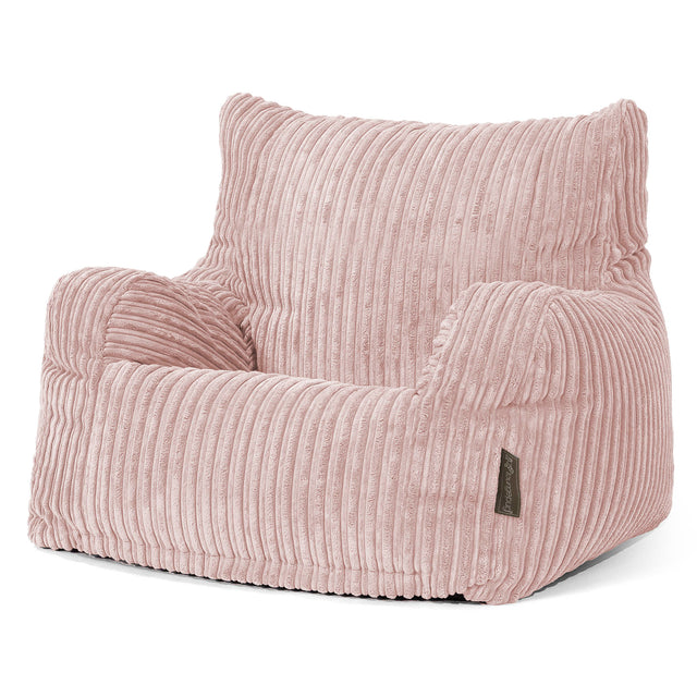 Bean Bag Armchair - Cord Blush Pink 01
