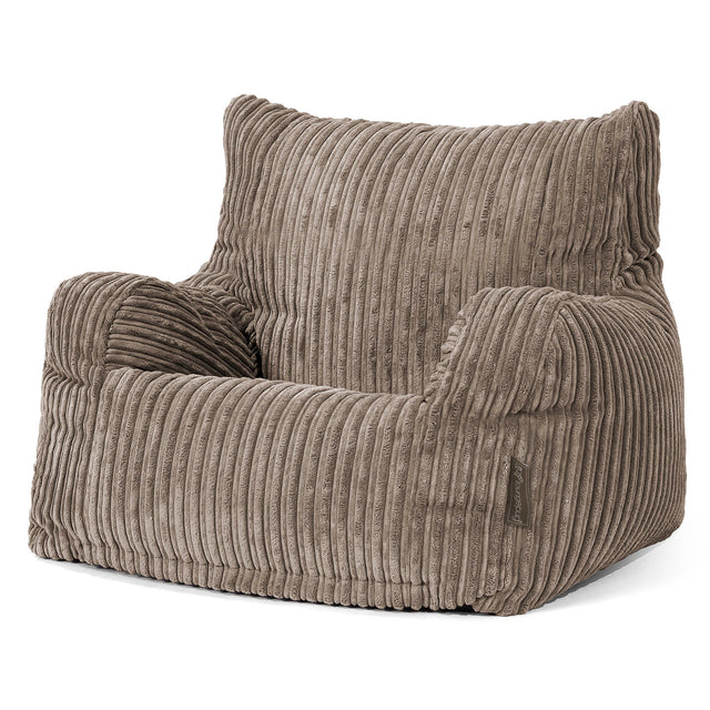 Josephine Bean Bag Armchair - Cord Dovetail Grey 01