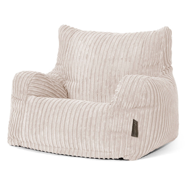 Bean Bag Armchair - Cord Ivory 01