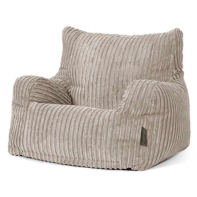 Bean Bag Armchair - Cord Mink 01