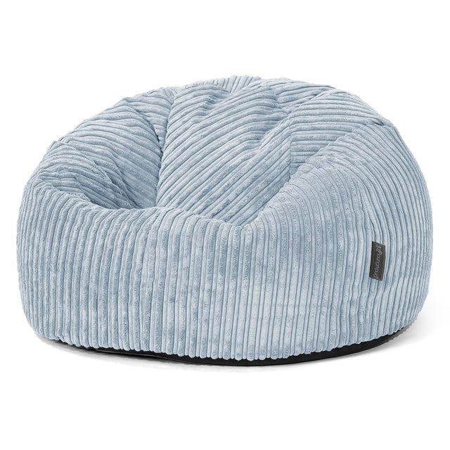 Classic Bean Bag Chair - Cord Baby Blue 01