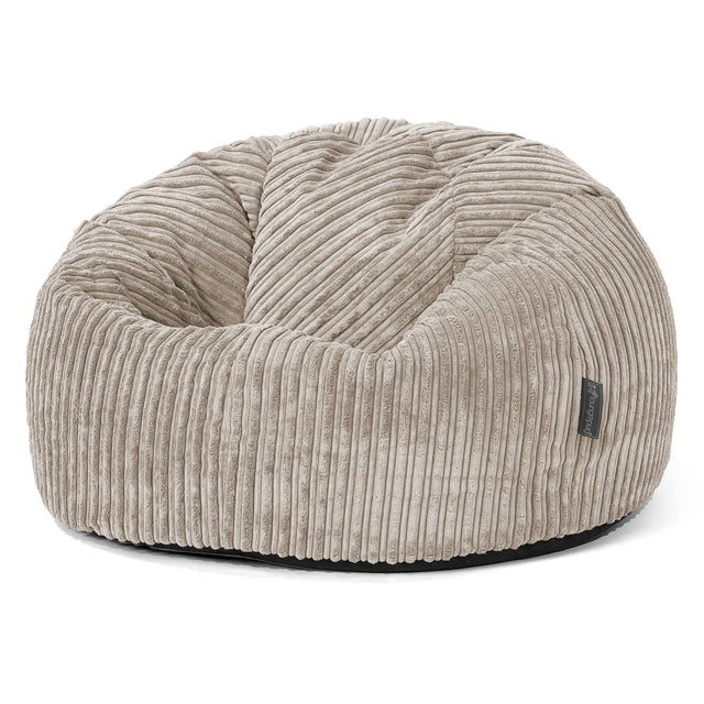 Classic Bean Bag Chair - Cord Mink 01