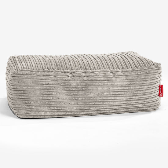 Large Footstool - Cord Mink 01