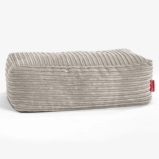 CloudSac 100 Memory Foam Footstool - Cord Mink 01