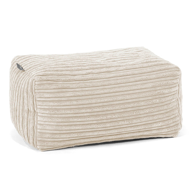 Small Footstool - Cord Cream 01