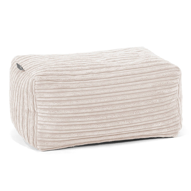 Small Footstool - Cord Ivory 01