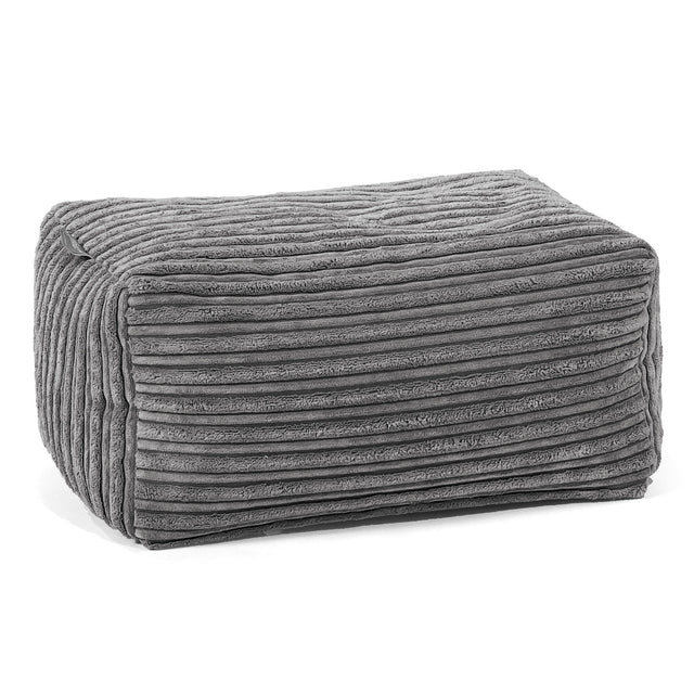 Small Footstool - Cord Steel Grey 01