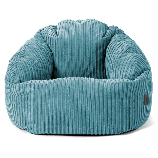 Bubble Bean Bag Chair - Cord Aegean Blue 01