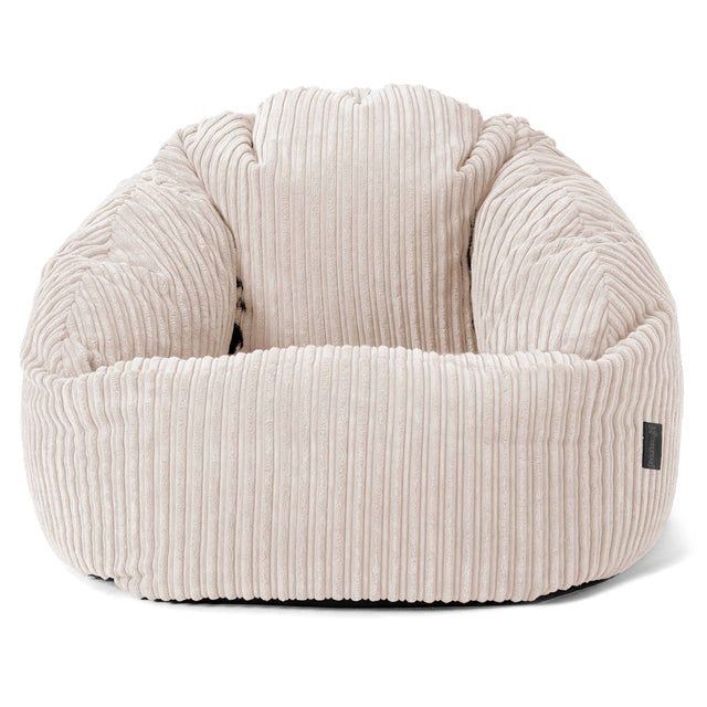 Bubble Bean Bag Chair - Cord Ivory 01
