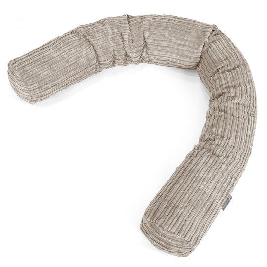 XXL Cuddle Cushion - Cord Mink 01