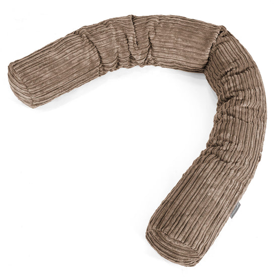 XXL Cuddle Cushion - Cord Mocha Brown 01