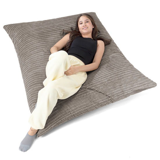 XL Pillow Beanbag - Cord Graphite Grey 03