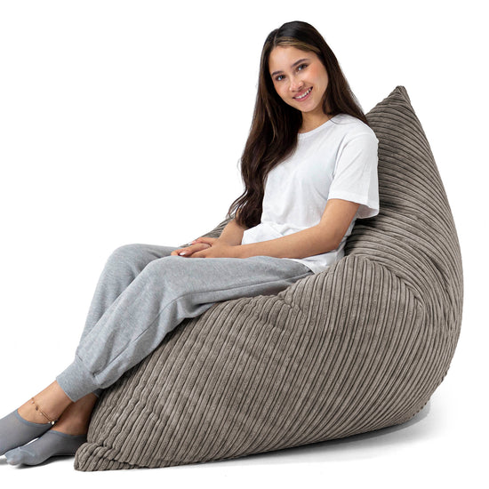 XL Pillow Beanbag - Cord Graphite Grey 04