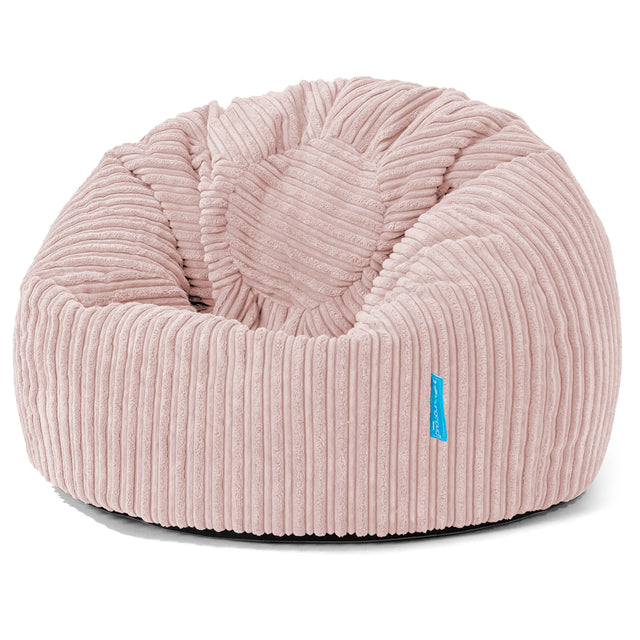 Classic Kids Bean Bag Chair 1-5 yr - Cord Blush Pink 01