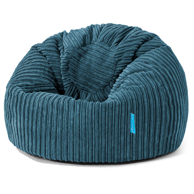 Classic Kids Bean Bag Chair 1-5 yr - Cord Navy Blue 01
