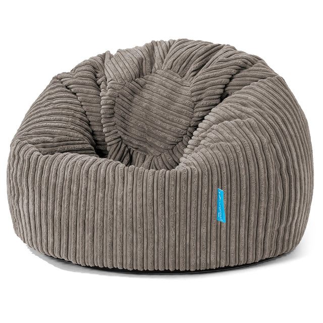 Classic Kids Bean Bag Chair 1-5 yr - Cord Graphite Grey 01