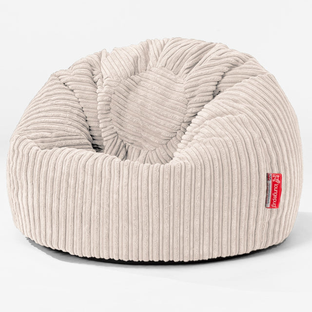 Classic Kids Bean Bag Chair 1-5 yr - Cord Ivory 01