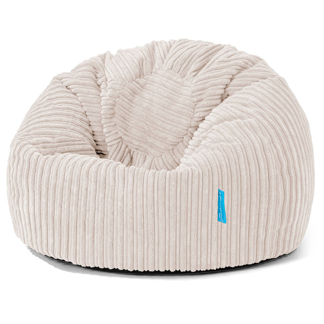 Classic Kids Bean Bag Chair 1-5 yr - Cord Ivory 01