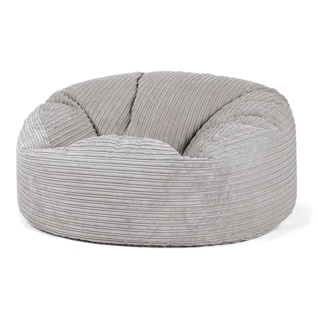 Mammoth Bean Bag Sofa - Cord Aluminium Silver 01