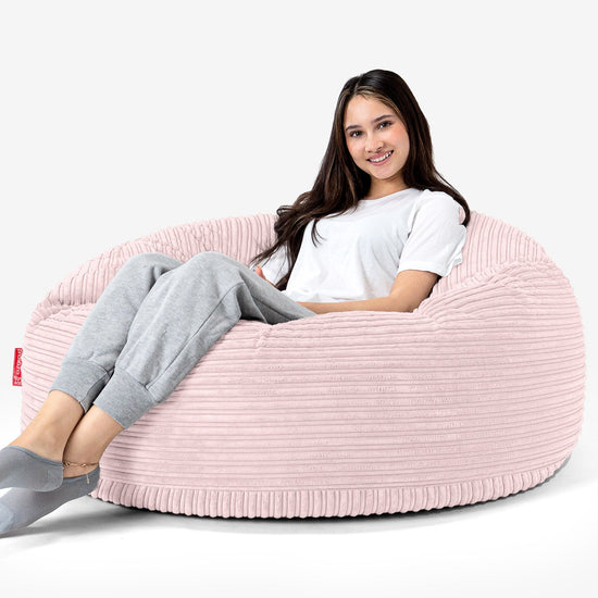 Mammoth Bean Bag Sofa - Cord Blush Pink 04