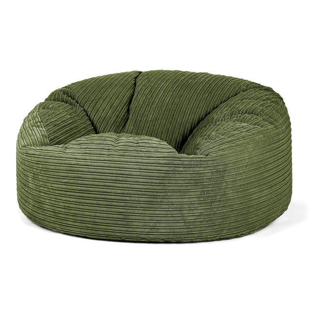 Mammoth Bean Bag Sofa - Cord Forest Green 01