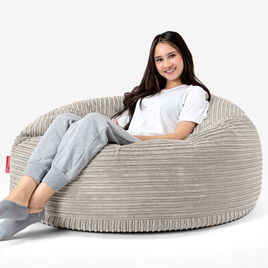 Mammoth Bean Bag Sofa - Cord Mink 04