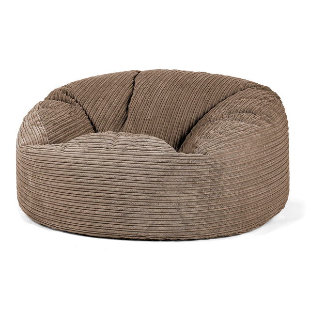 Mammoth Bean Bag Sofa - Cord Mocha Brown 01
