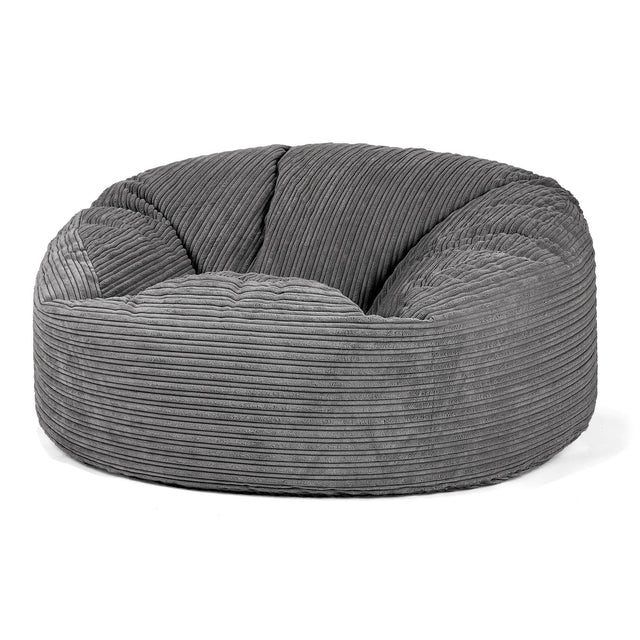 Mammoth Bean Bag Sofa - Cord Steel Grey 01