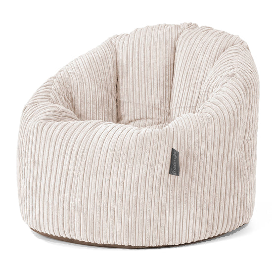 Cuddle Up Beanbag Chair - Cord Ivory 01