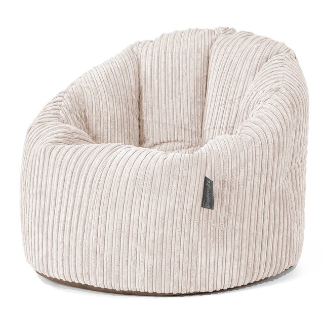Cuddle Up Beanbag Chair - Cord Ivory 01