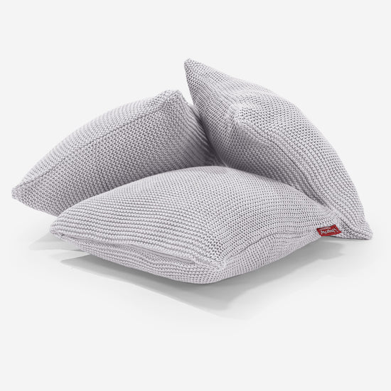 Decorative Cushion 47 x 47cm - 100% Cotton Ellos Light Grey