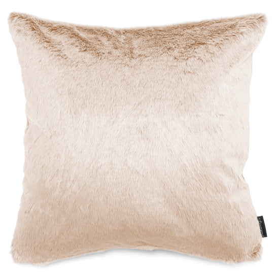 Extra Large Decorative Cushion 70 x 70cm - Faux Rabbit Fur White