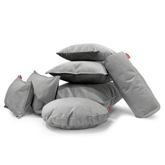 Extra Large Scatter Cushion 70 x 70cm - Velvet Silver 04