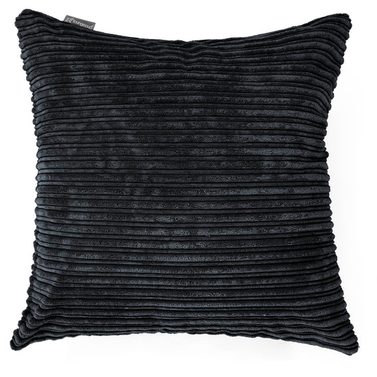 Extra Large Scatter Cushion 70 x 70cm - Cord Black