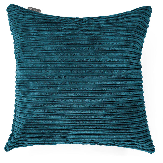 Extra Large Scatter Cushion 70 x 70cm - Cord Teal Blue