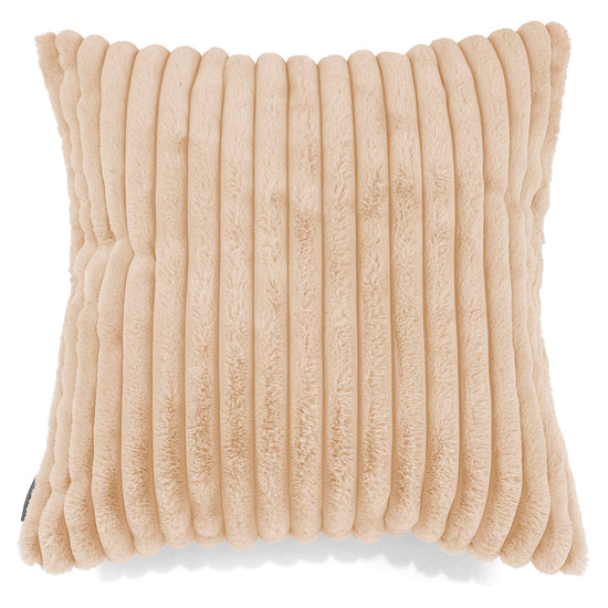 Extra Large Scatter Cushion Cover 70 x 70cm - Ultra Plush Cord Peach 01