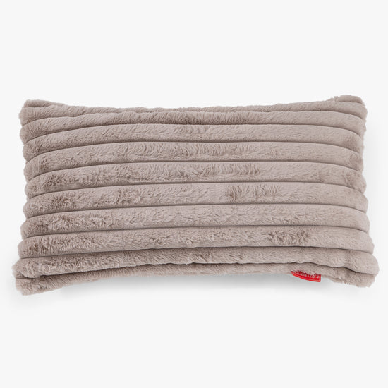 XL Rectangular Support Cushion Cover 40 x 80cm - Ultra Plush Cord Minky 01