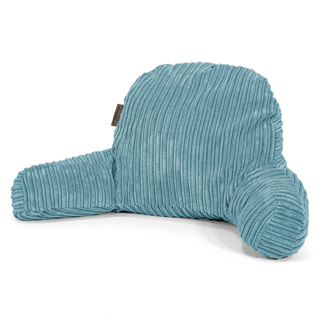 High Back Support Cuddle Cushion - Cord Aegean Blue 01