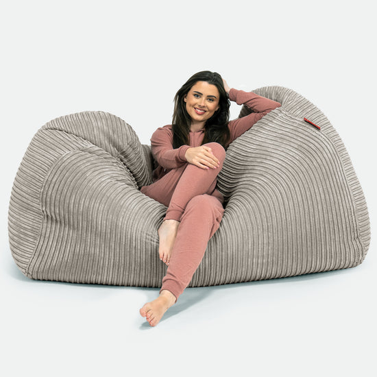 Bean Bag Sofa Hammock - Cord Mink 03