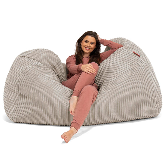 Bean Bag Sofa Hammock - Cord Mink 03